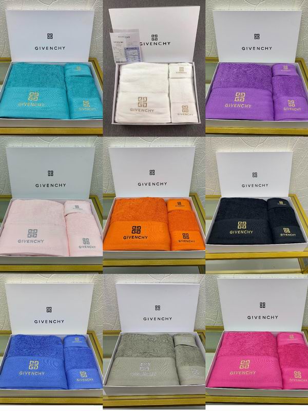 Givenchy 浴巾70X140cm 毛巾40X80cm 小方巾30X30cm QY09